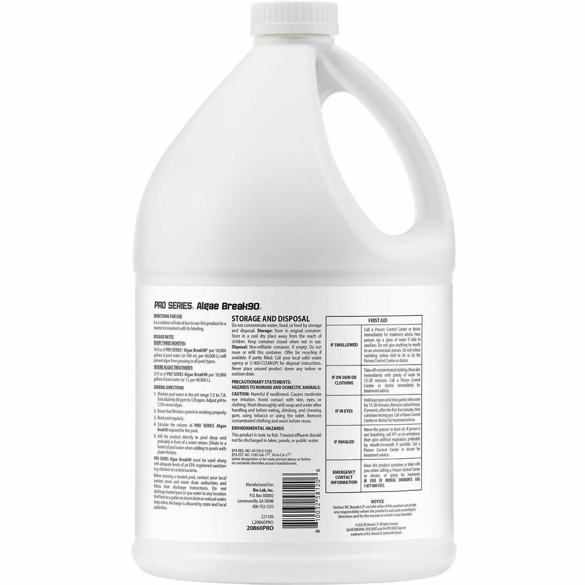 KIK Custom PRO SERIES Algae Break90 Pool Treatment