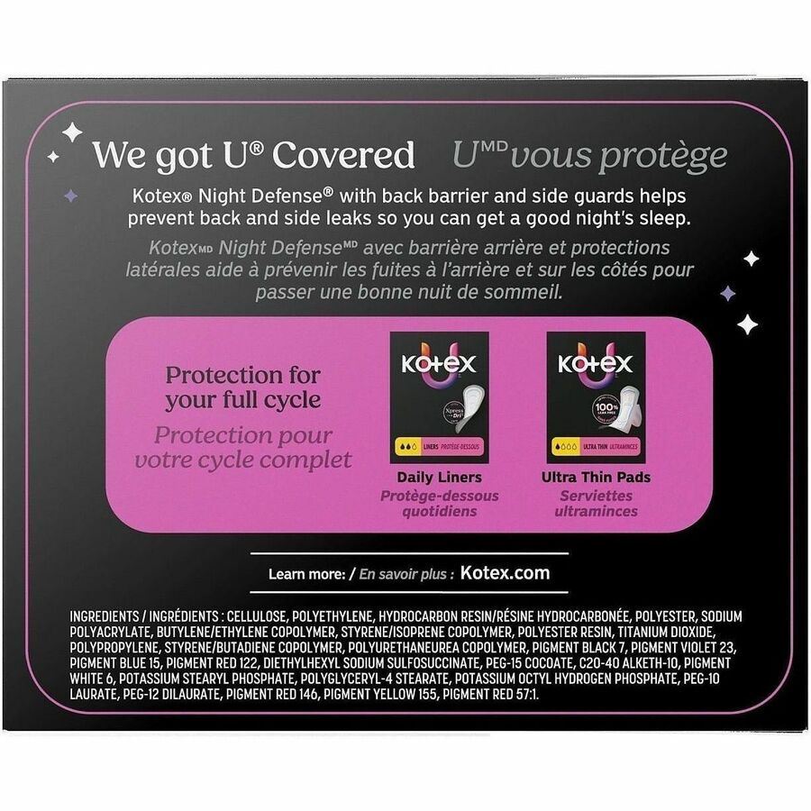 U by Kotex Ultra Thin Overnight Pads