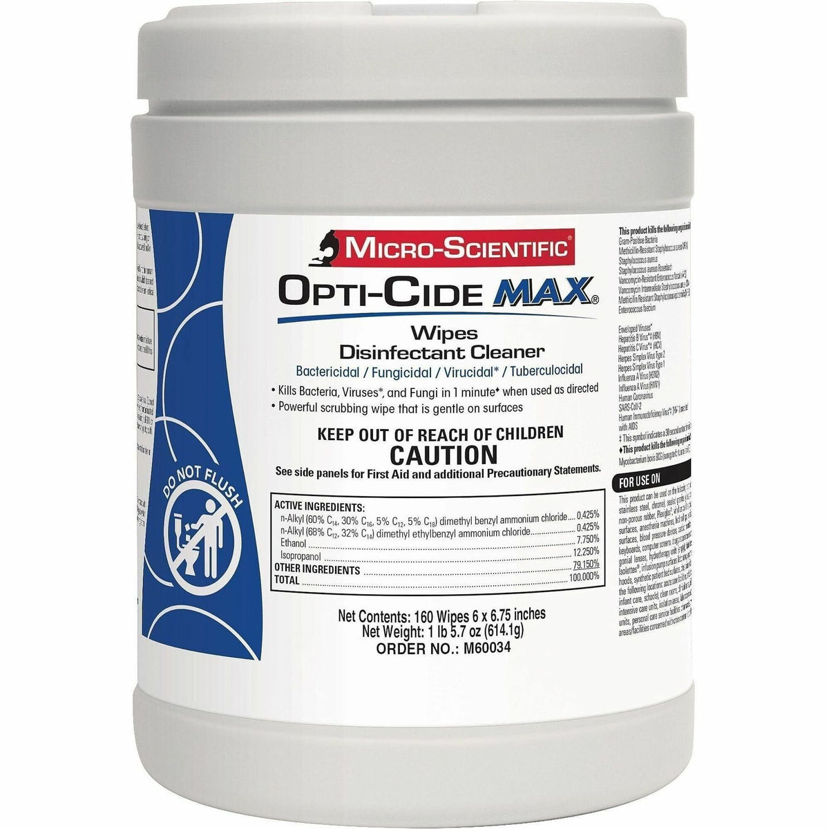 MICRO-SCIENTIFIC Opti-Cide MAX Wipes