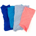 Hospeco New Assorted-Color Knit Polo T-Shirt Rags