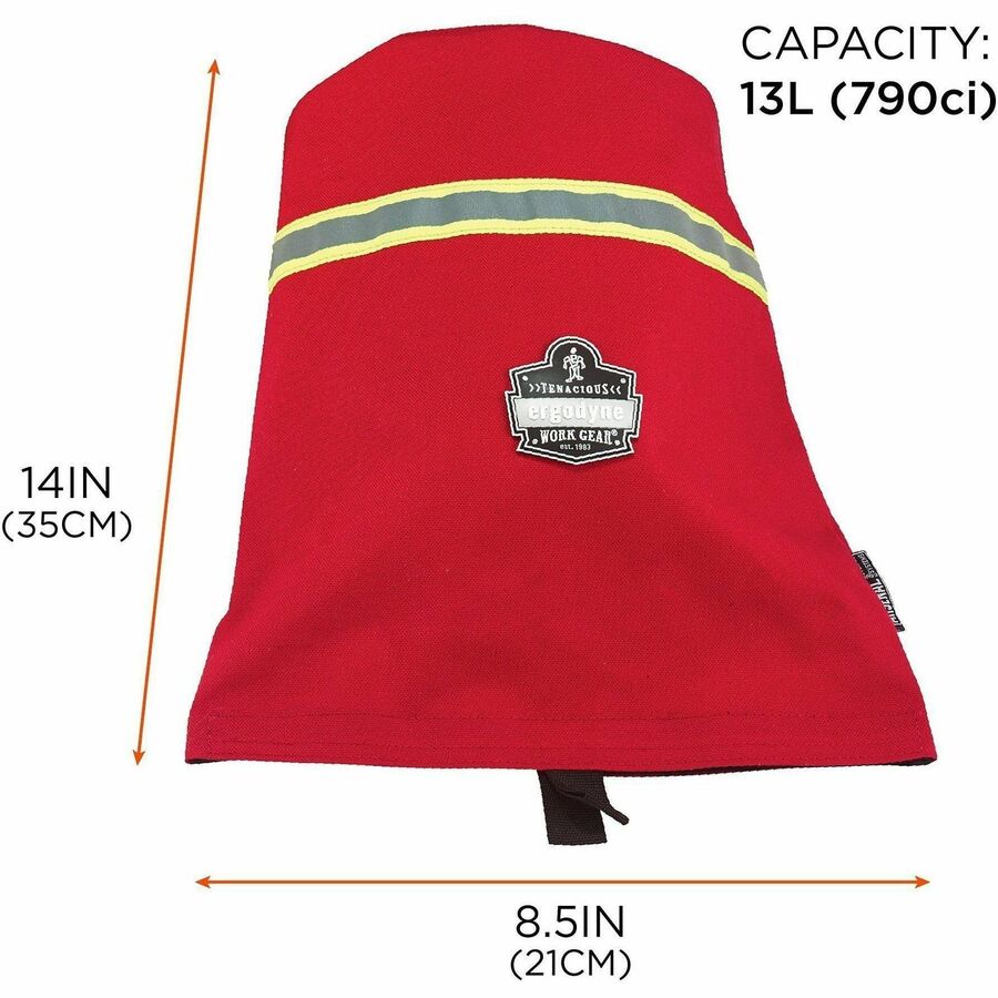 Ergodyne Arsenal Carrying Case (Pouch) SCBA Mask, Gas Mask - Red