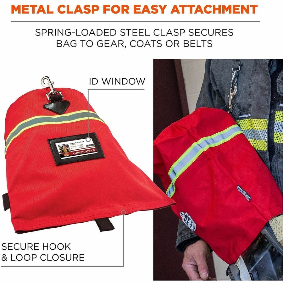 Ergodyne Arsenal Carrying Case (Pouch) SCBA Mask, Gas Mask - Red