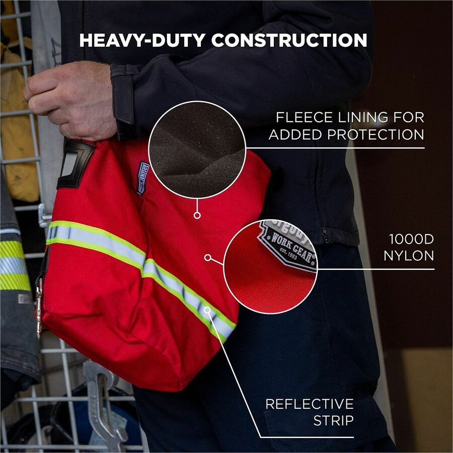 Ergodyne Arsenal Carrying Case (Pouch) SCBA Mask, Gas Mask - Red