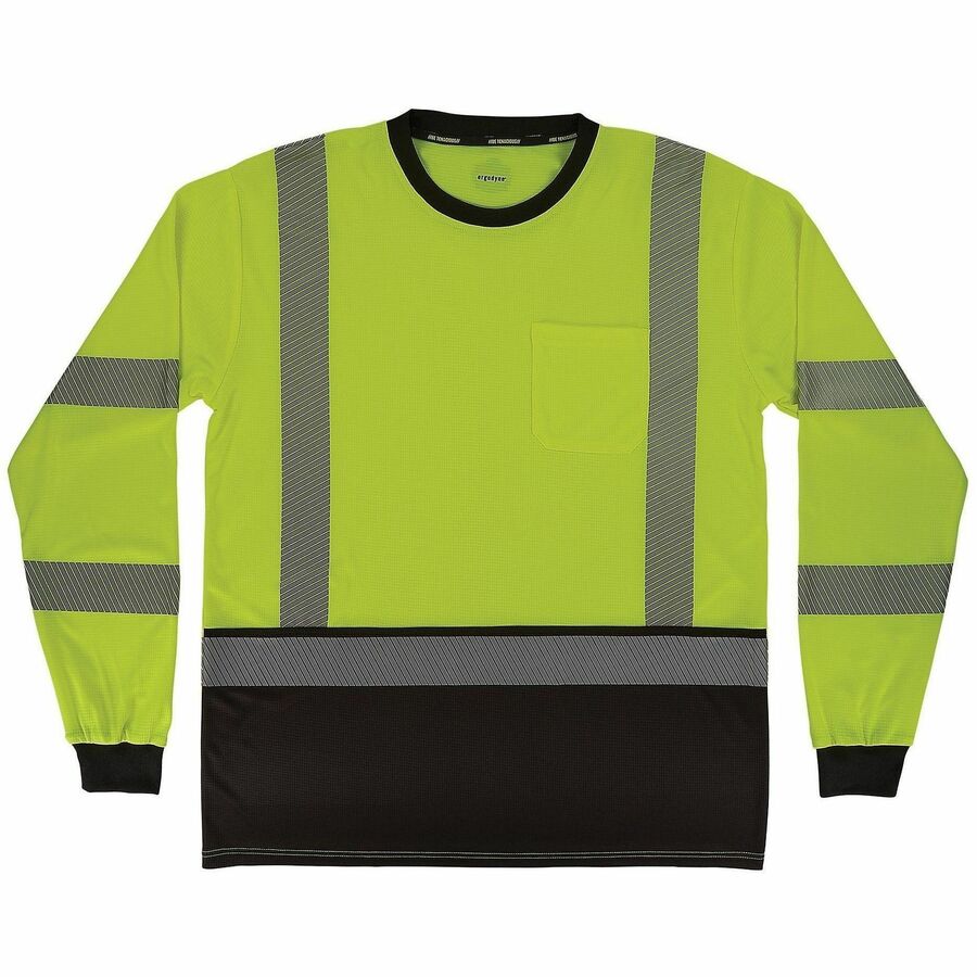 Ergodyne GloWear 8371BK Hi-Vis Long-Sleeve T-Shirt