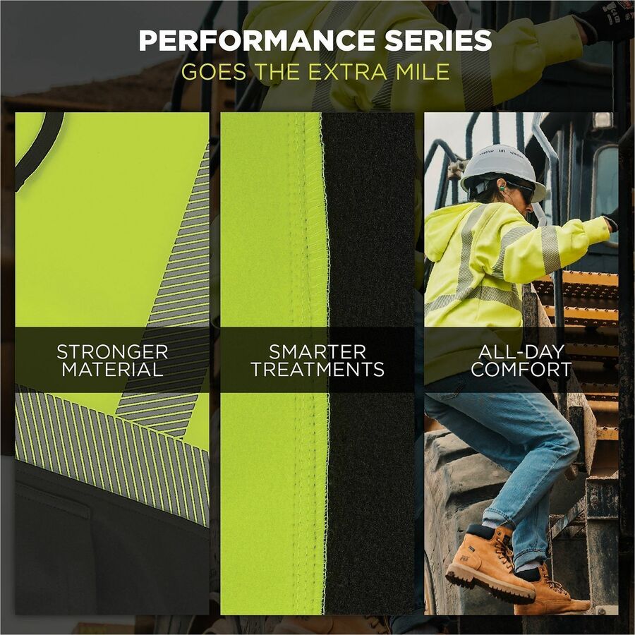 Ergodyne GloWear 8304W Womens Hi-Vis Hooded Sweatshirt