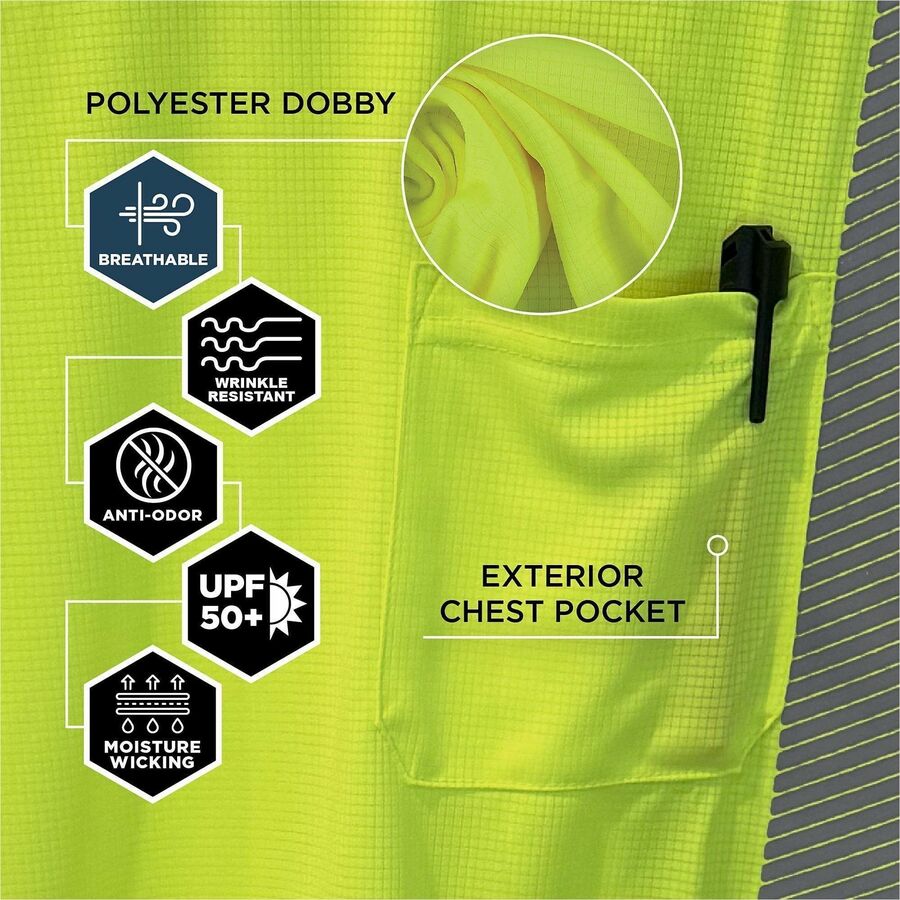 Ergodyne GloWear 8294BK Performance Hi-Vis T-Shirt