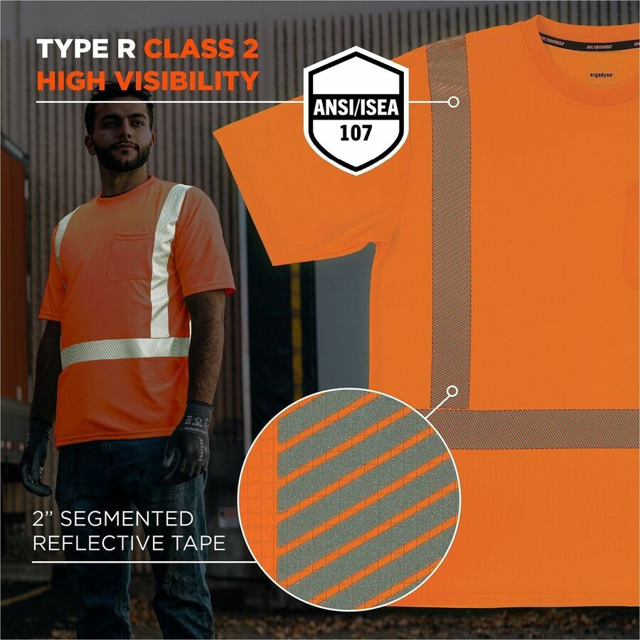 Ergodyne GloWear 8292 Performance Hi-Vis T-Shirt