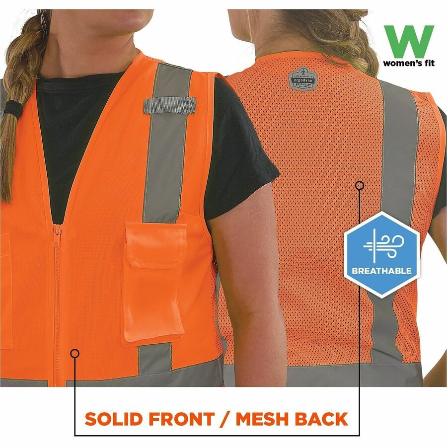 Ergodyne GloWear 8247ZW-S Womens Hi-Vis Surveyor Vest