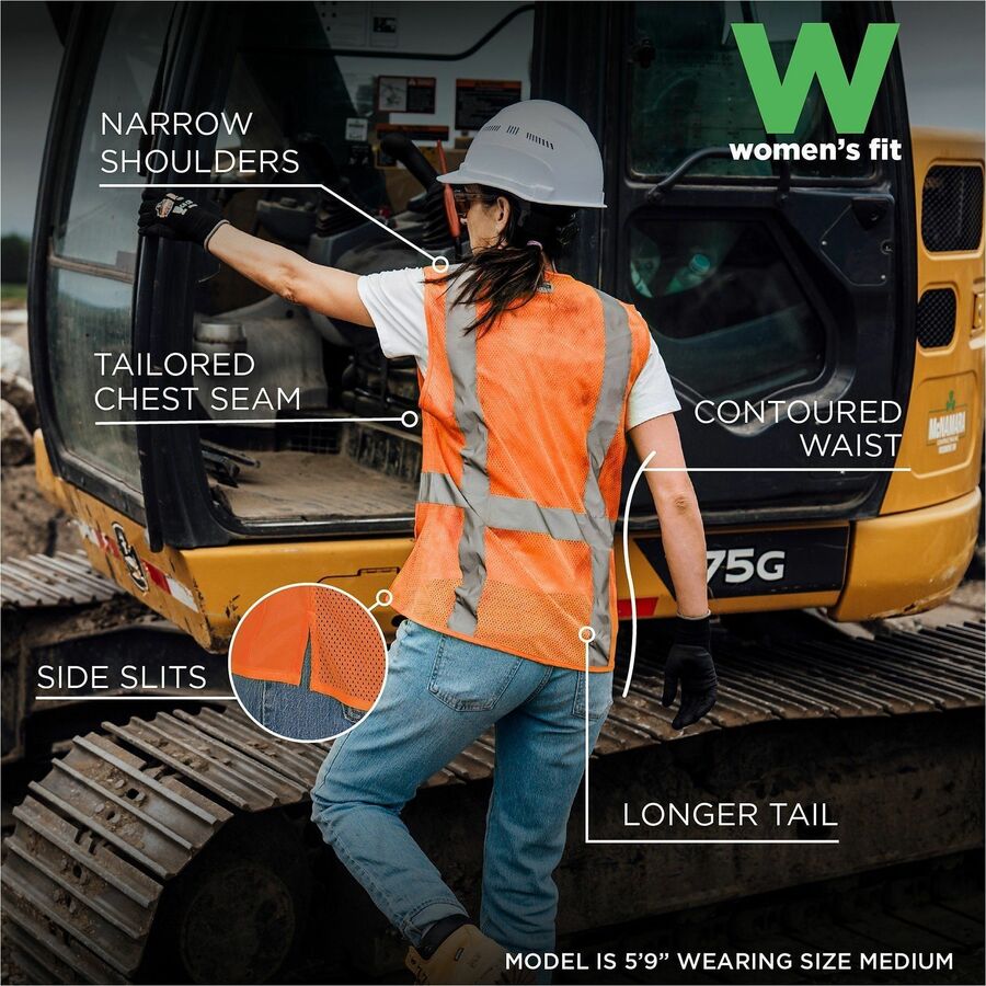Ergodyne GloWear 8247ZW-S Womens Hi-Vis Surveyor Vest