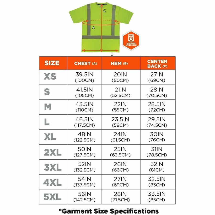 Ergodyne GloWear 8292 Performance Hi-Vis T-Shirt