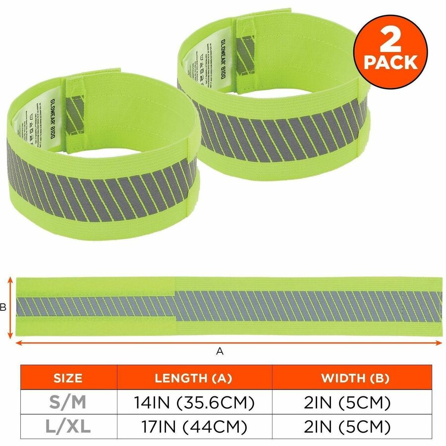 Ergodyne GloWear 8100 Hi-Vis Arm/Leg Band