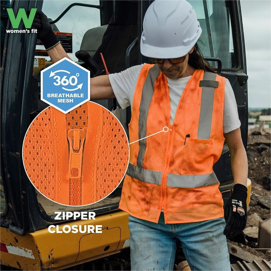 Ergodyne GloWear 8210ZW-S Womens Hi-Vis Safety Vest