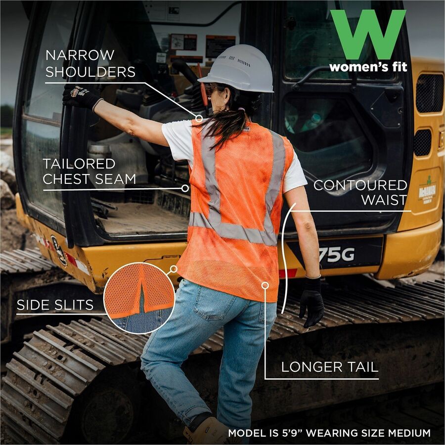 Ergodyne GloWear 8210ZW-S Womens Hi-Vis Safety Vest