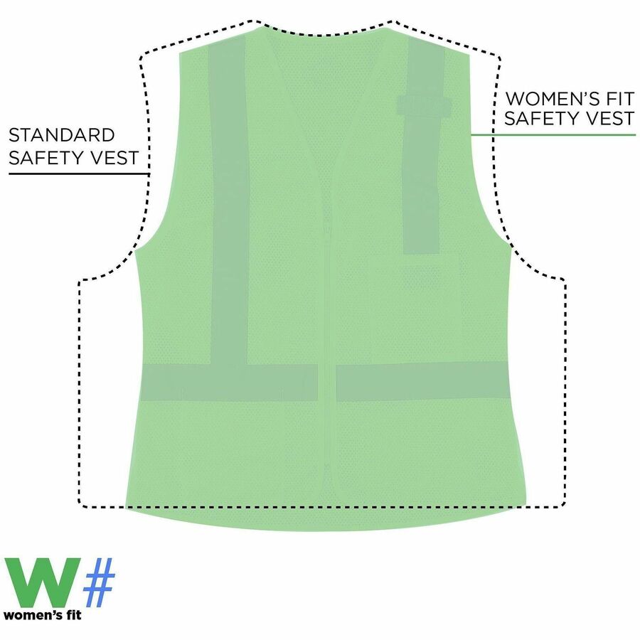 Ergodyne GloWear 8210ZW-S Womens Hi-Vis Safety Vest