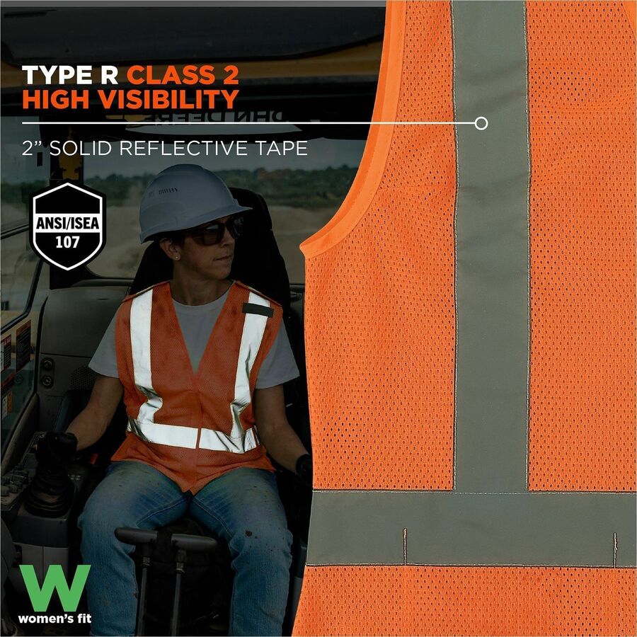 Ergodyne GloWear 8210ZW-S Womens Hi-Vis Safety Vest