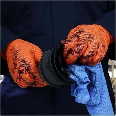 Gloveworks ULTRA RDT Flock-Lined PF Nitrile Gloves