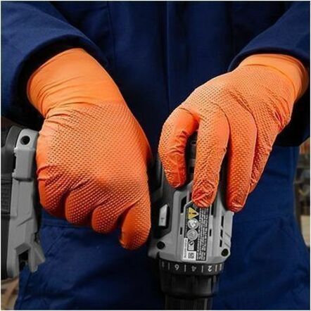 Gloveworks ULTRA RDT Flock-Lined PF Nitrile Gloves