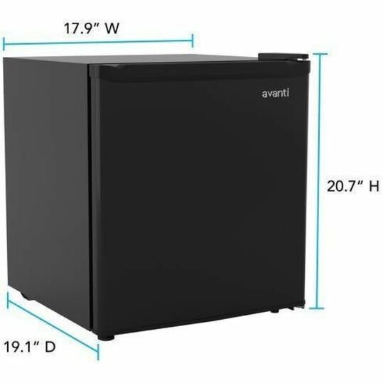 AVANTI 1.6 Cu. Ft. Compact Refrigerator with Auto-Defrost