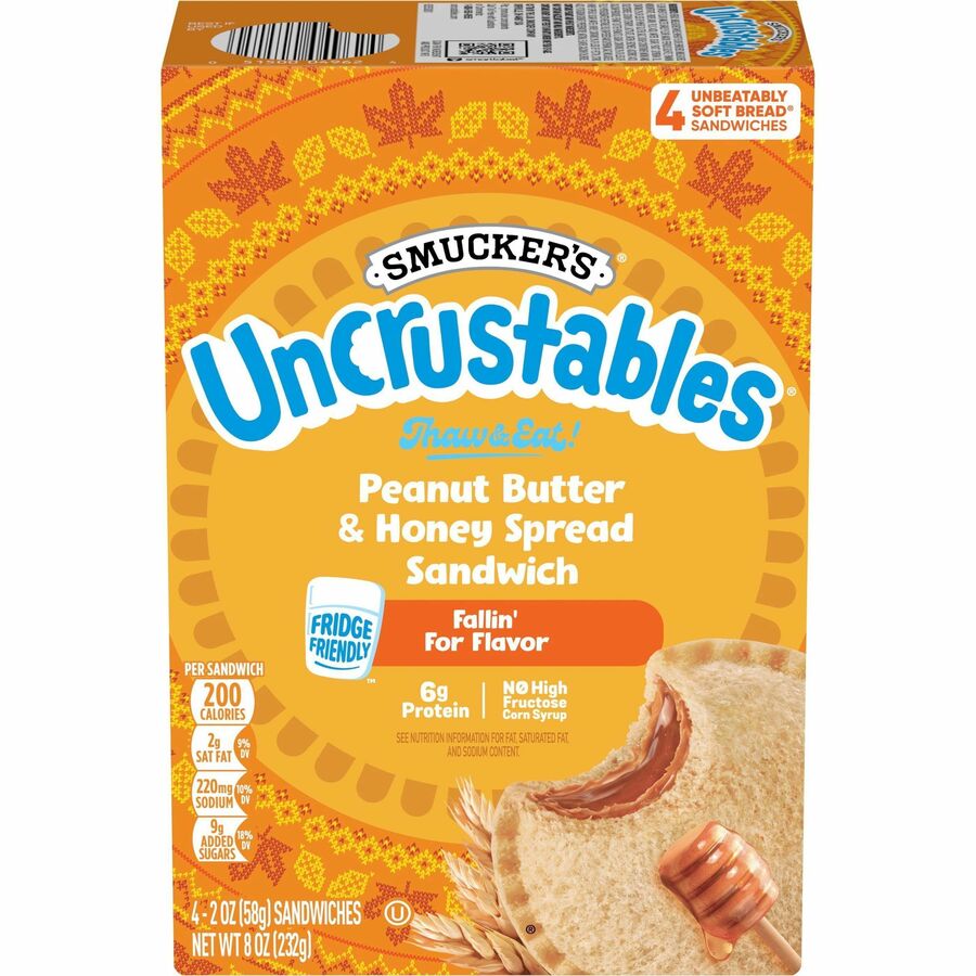 Smucker's Peanut Butter & Honey Spread Sandwich