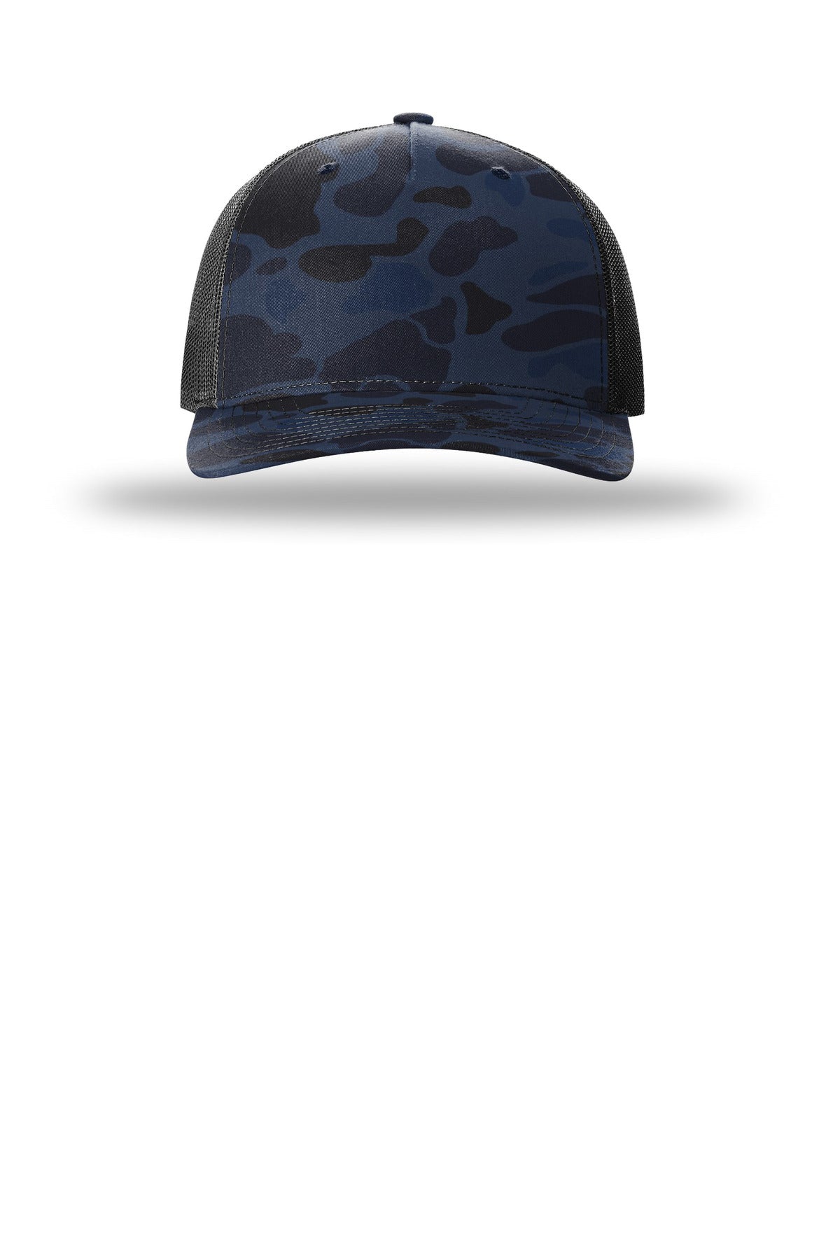ROS camo cap, Admiral Duck Camo/Black (blank photo, logo mockup to follow)
