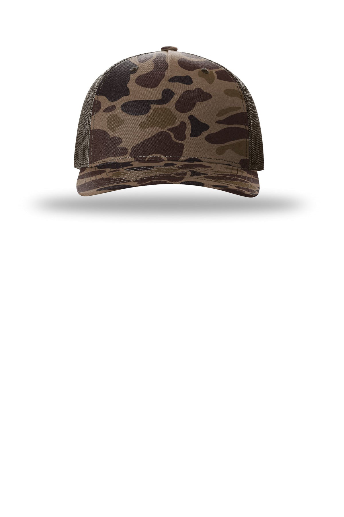 ROS camo cap, Bark Duck Camo/Brown (blank photo, logo mockup to follow)
