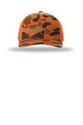 Richardson Printed Five-Panel Trucker – Blaze Duck Camo/ Blaze