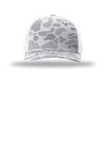Richardson Printed Five-Panel Trucker – Blizzard Duck Camo/ White