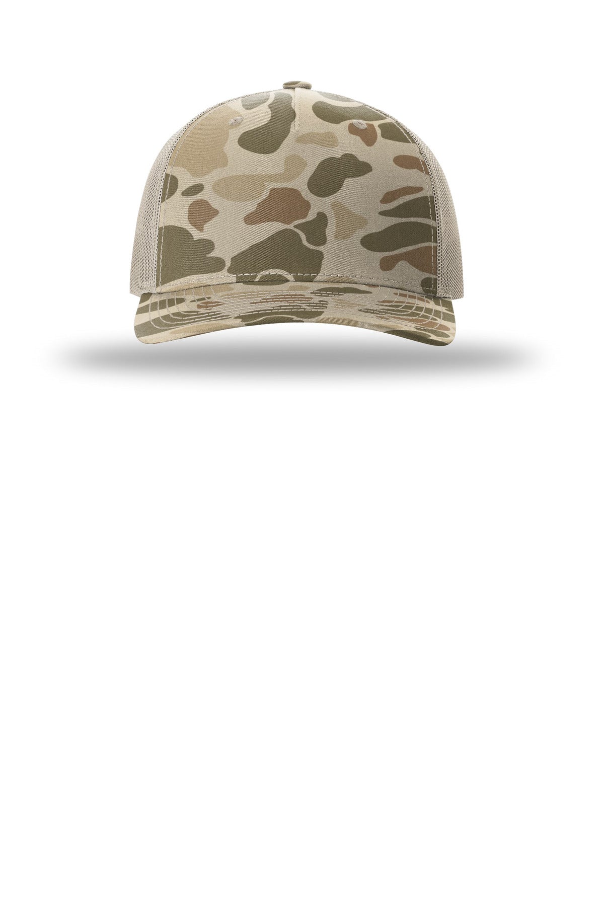 ROS camo cap, Harvest Duck Camo/Light Tan (blank photo, logo mockup to follow)