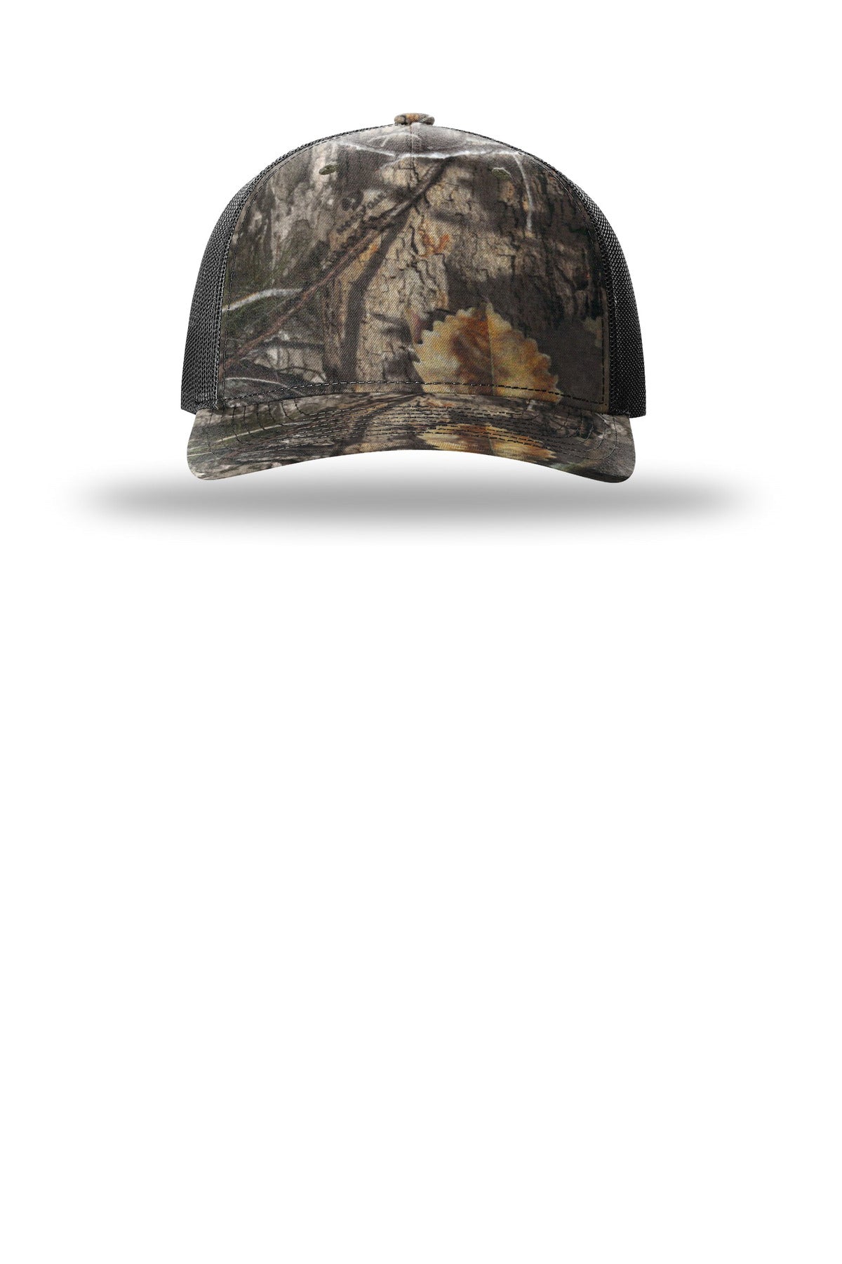 Richardson Printed Five-Panel Trucker – Mossy Oak Country DNA/ Black
