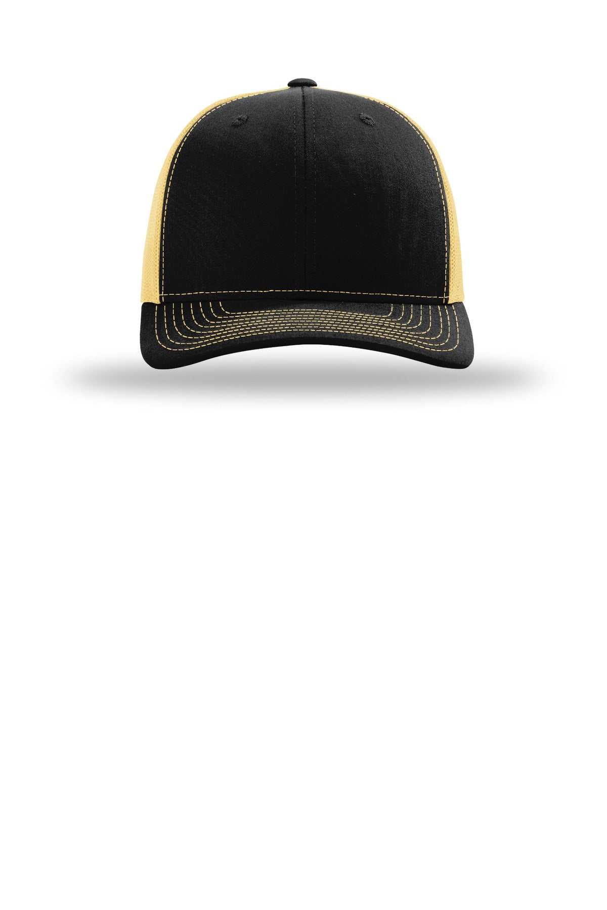 Richardson Trucker Cap 112 – Black/ Vegas Gold