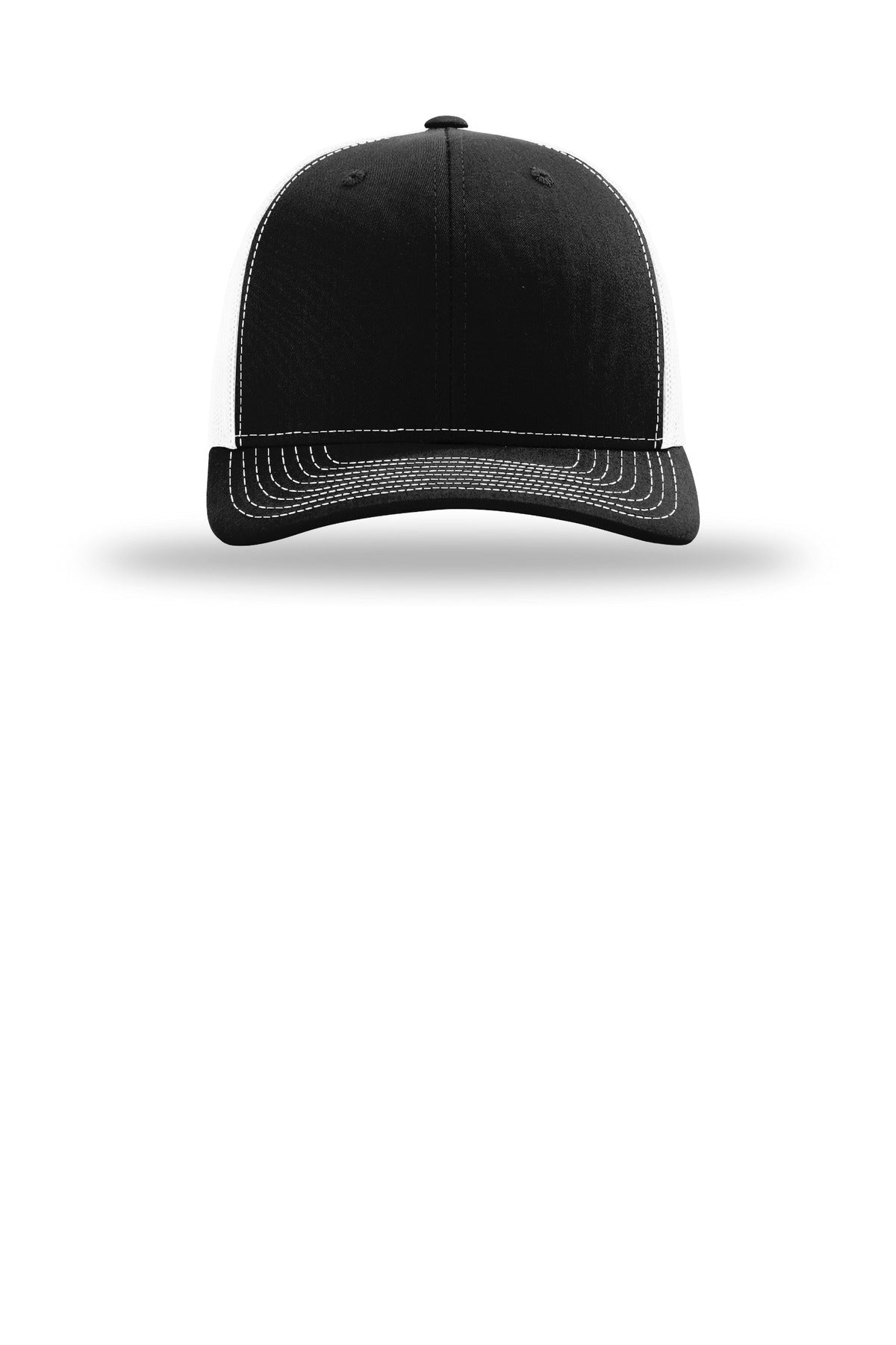 Richardson Trucker Cap 112 – Black/ White