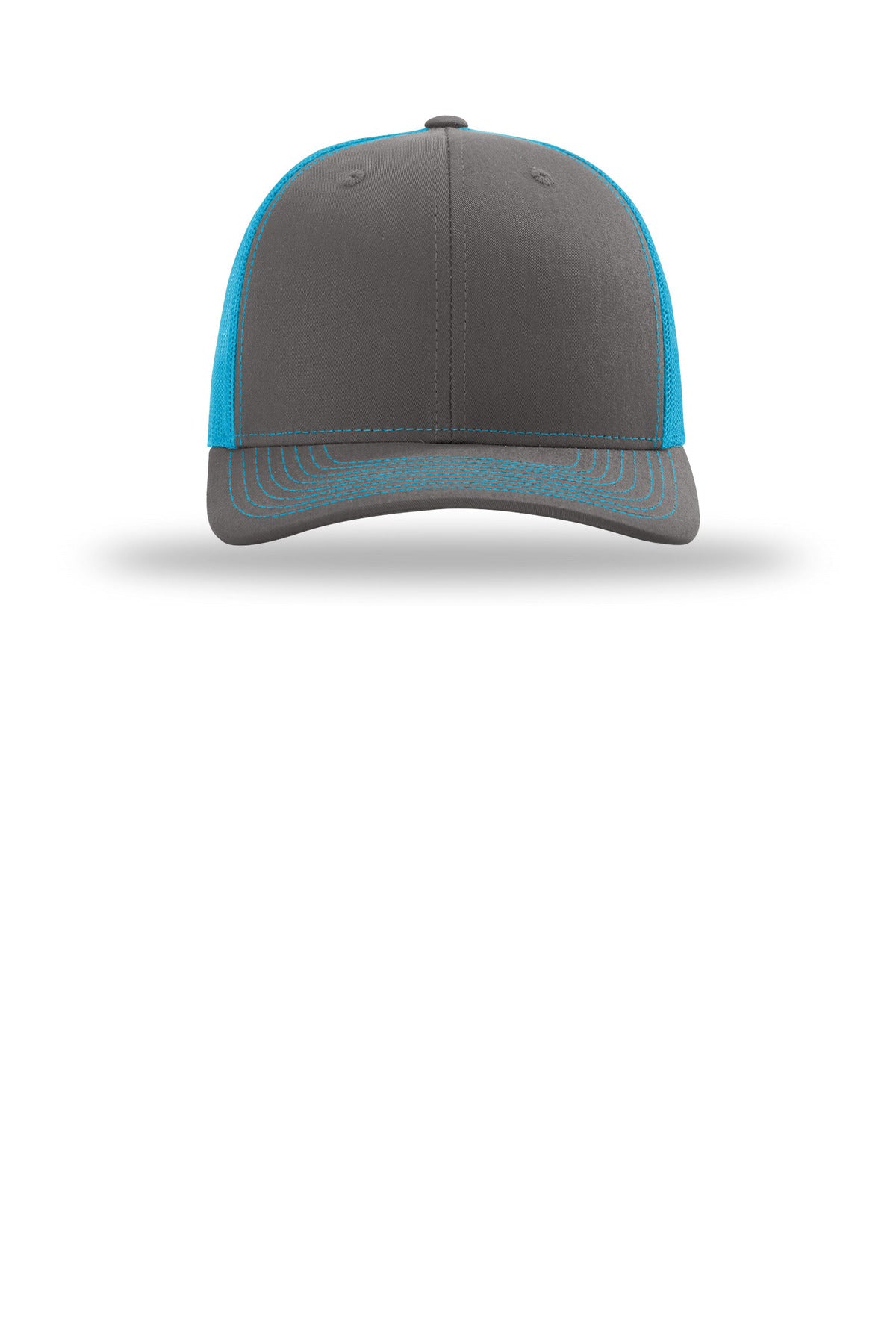 Richardson Trucker Cap 112 – Charcoal/ Neon Blue