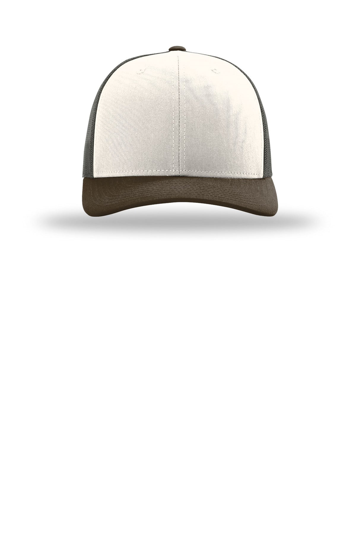 Richardson Trucker Cap 112 – Cream/ Grey Brown/ Brown