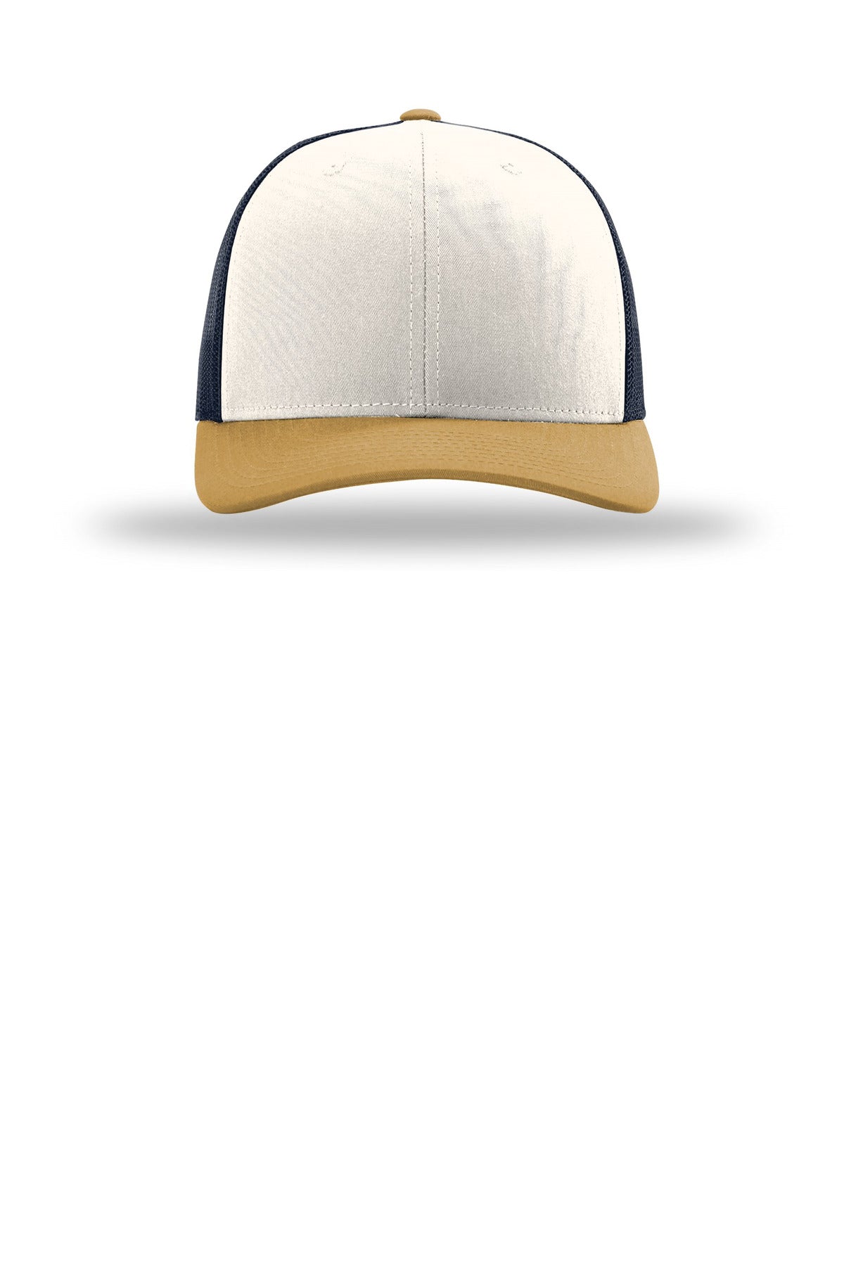 Richardson Trucker Cap 112 – Cream/ Navy/ Amber Gold
