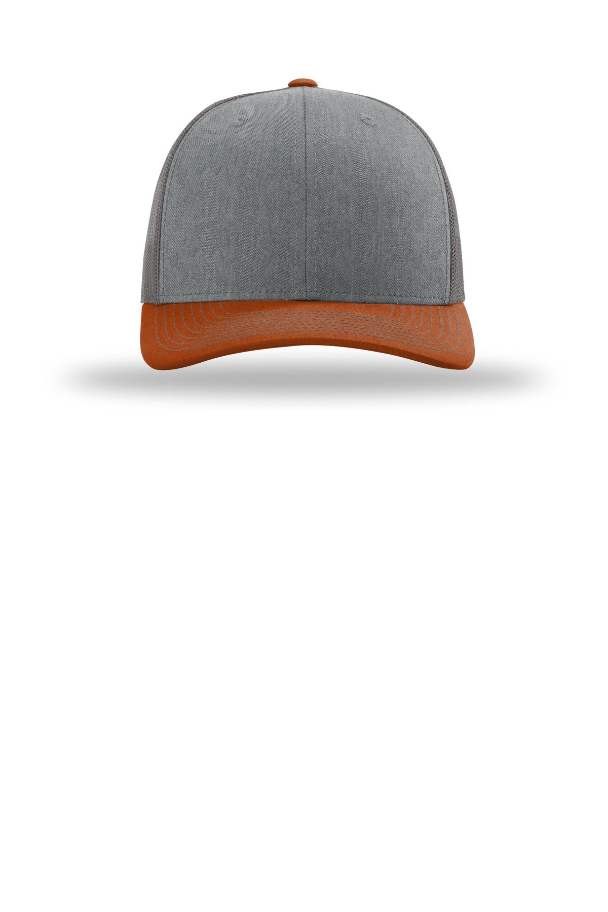Richardson Trucker Cap 112 – Heather Grey/ Charcoal/ Dark Orange