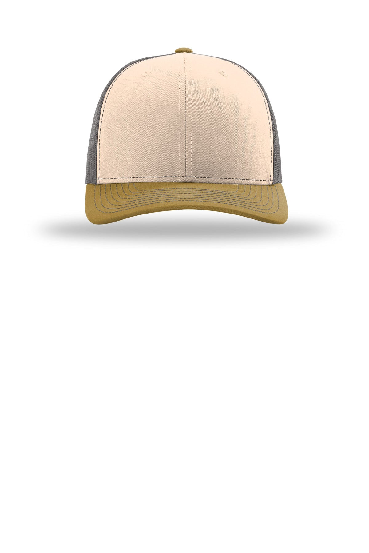 Richardson Trucker Cap 112 – Mink Beige/ Charcoal/ Amber Gold