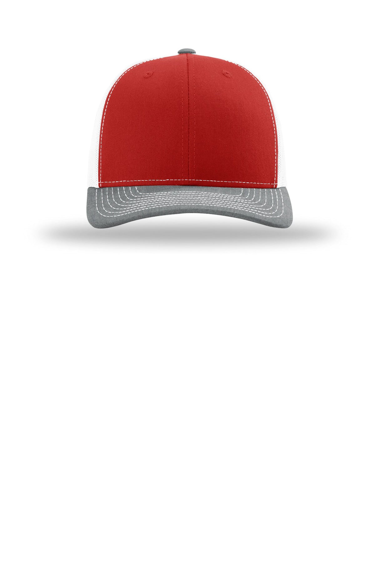 Richardson Trucker Cap 112 – Red/ White/ Heather Grey