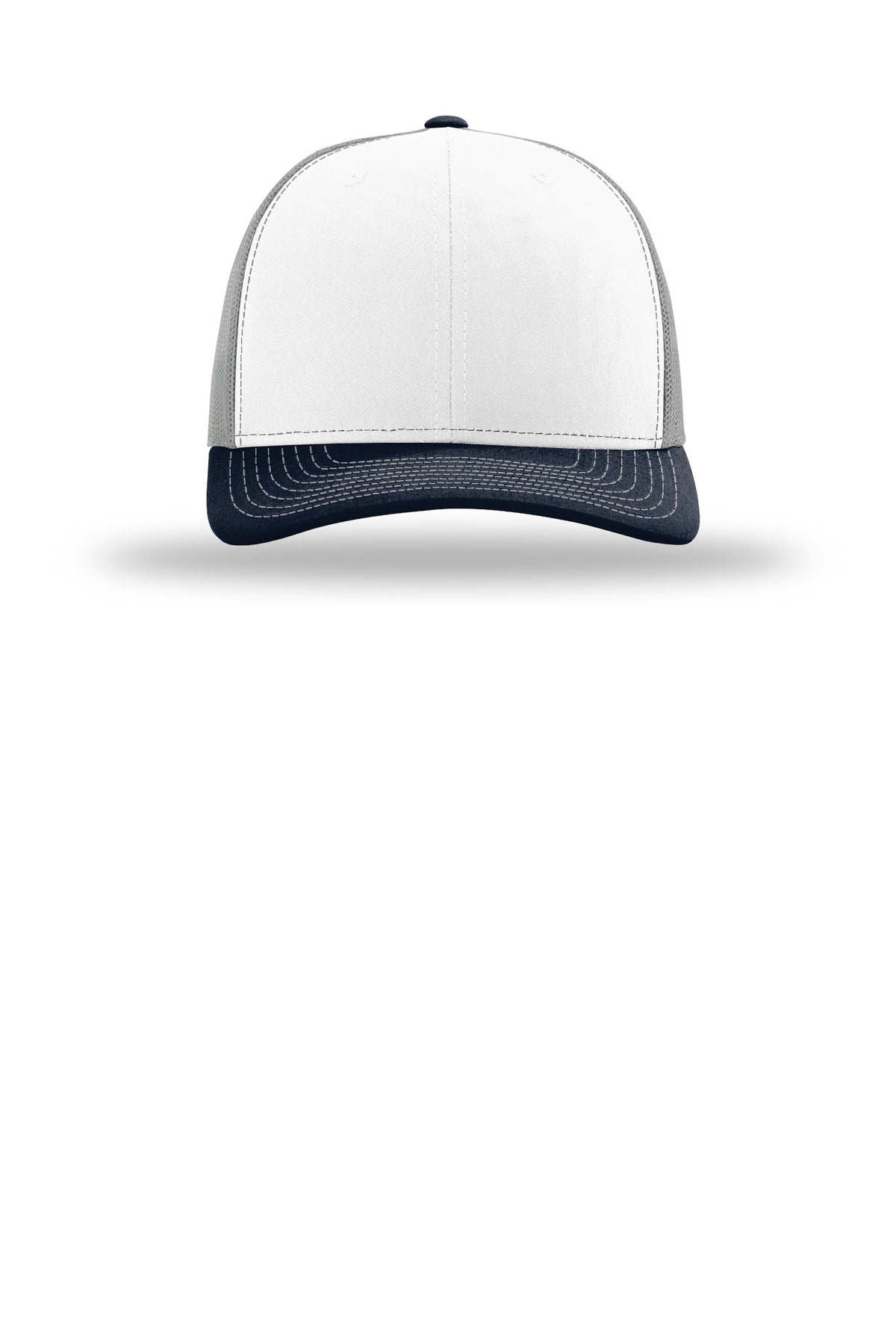 Richardson Trucker Cap 112 – White/ Aluminum/ Navy