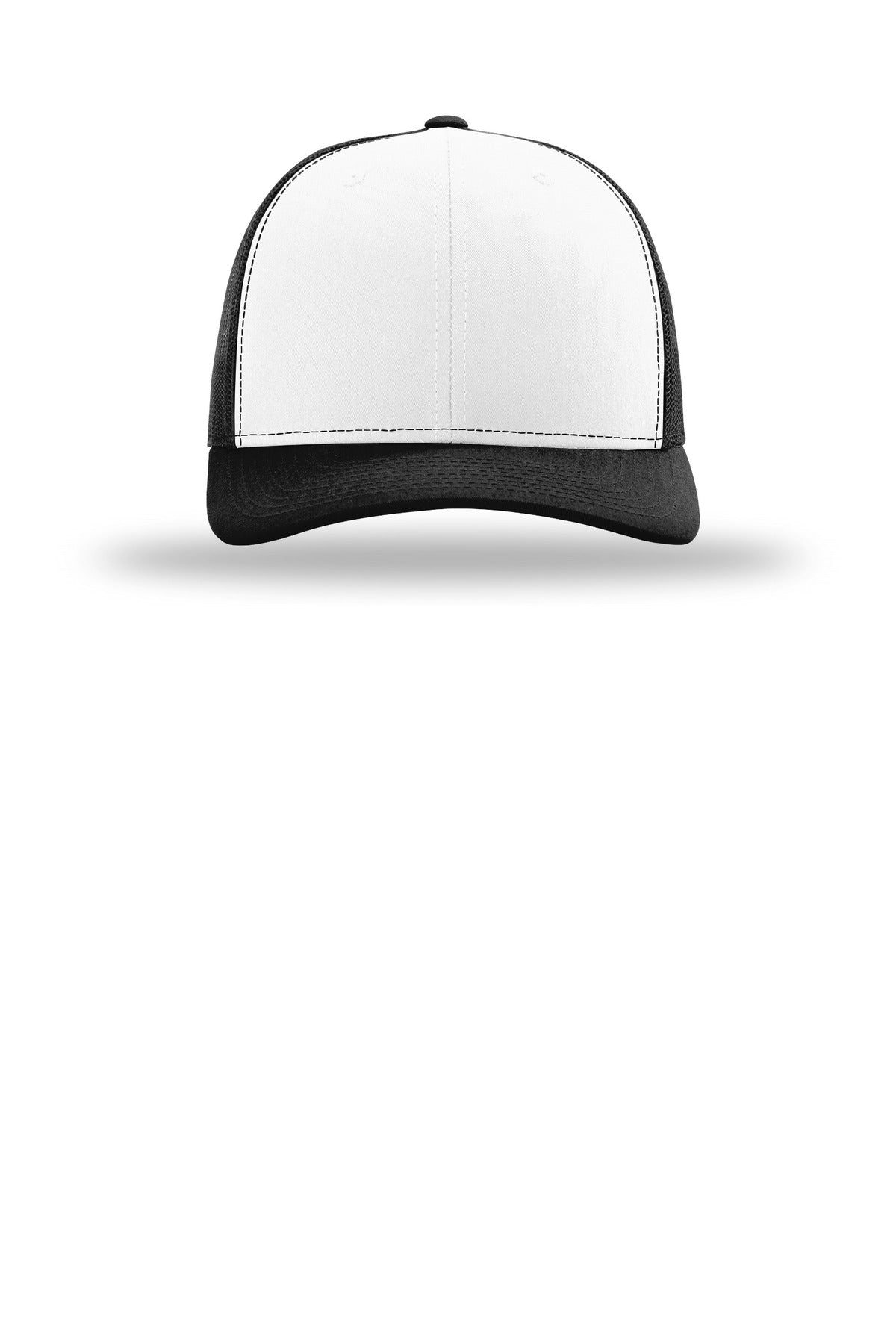 Richardson Trucker Cap 112 – White/ Black/ Black