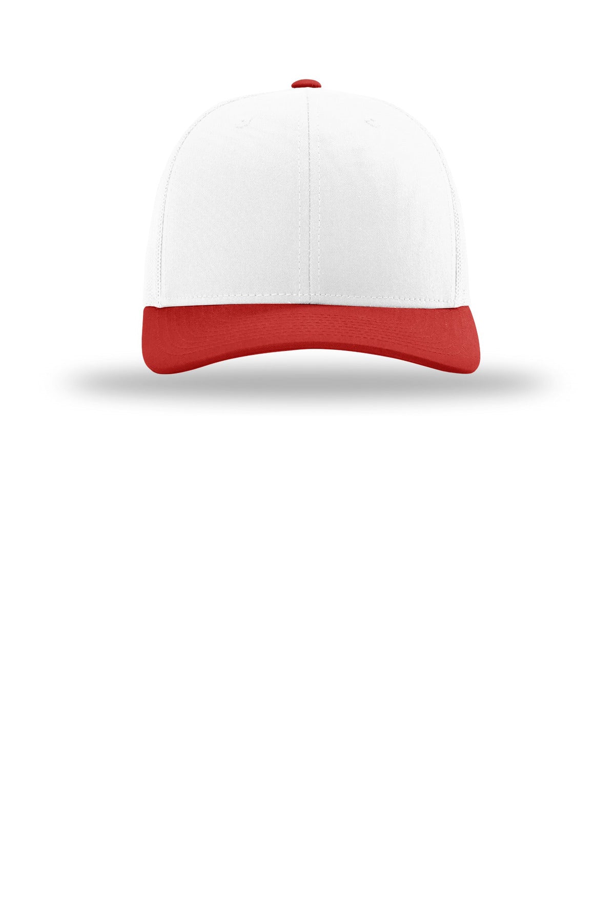 Richardson Trucker Cap 112 – White/ White/ Red