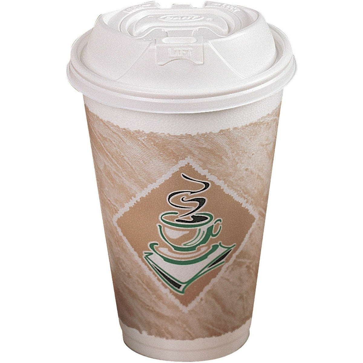 Dart ThermoGlaze 12 oz Design Insulated Foam Cups