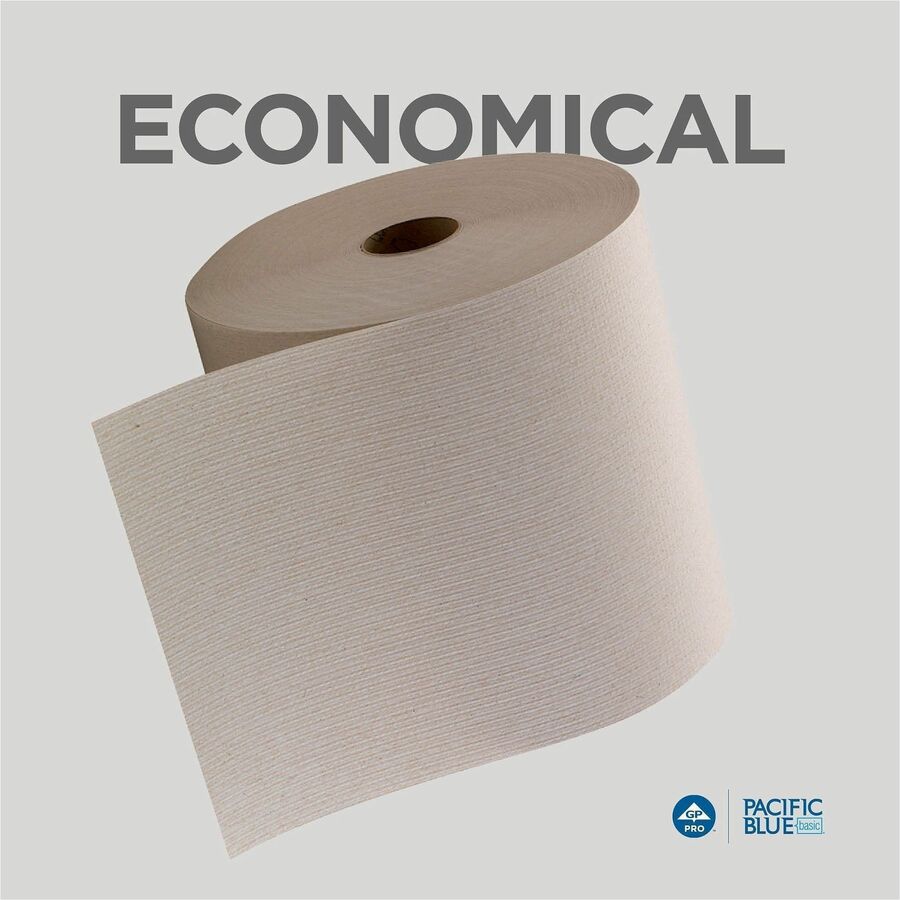 Pacific Blue Basic Recycled Hardwound Paper Roll Towel