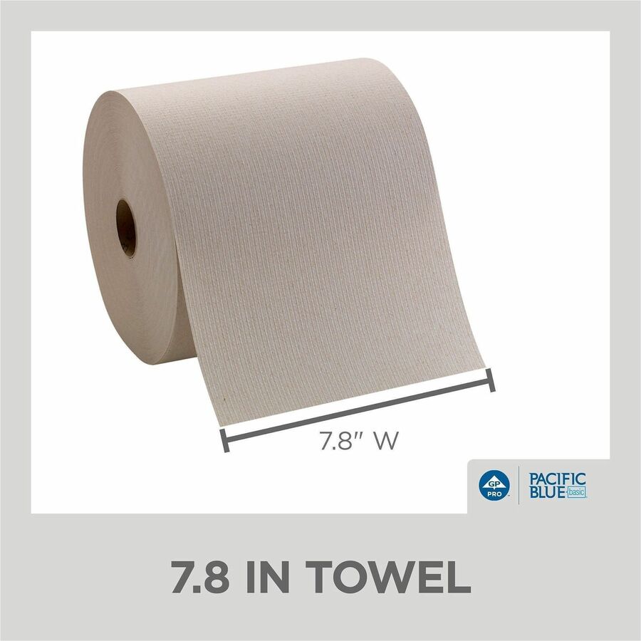 Pacific Blue Basic Recycled Hardwound Paper Roll Towel