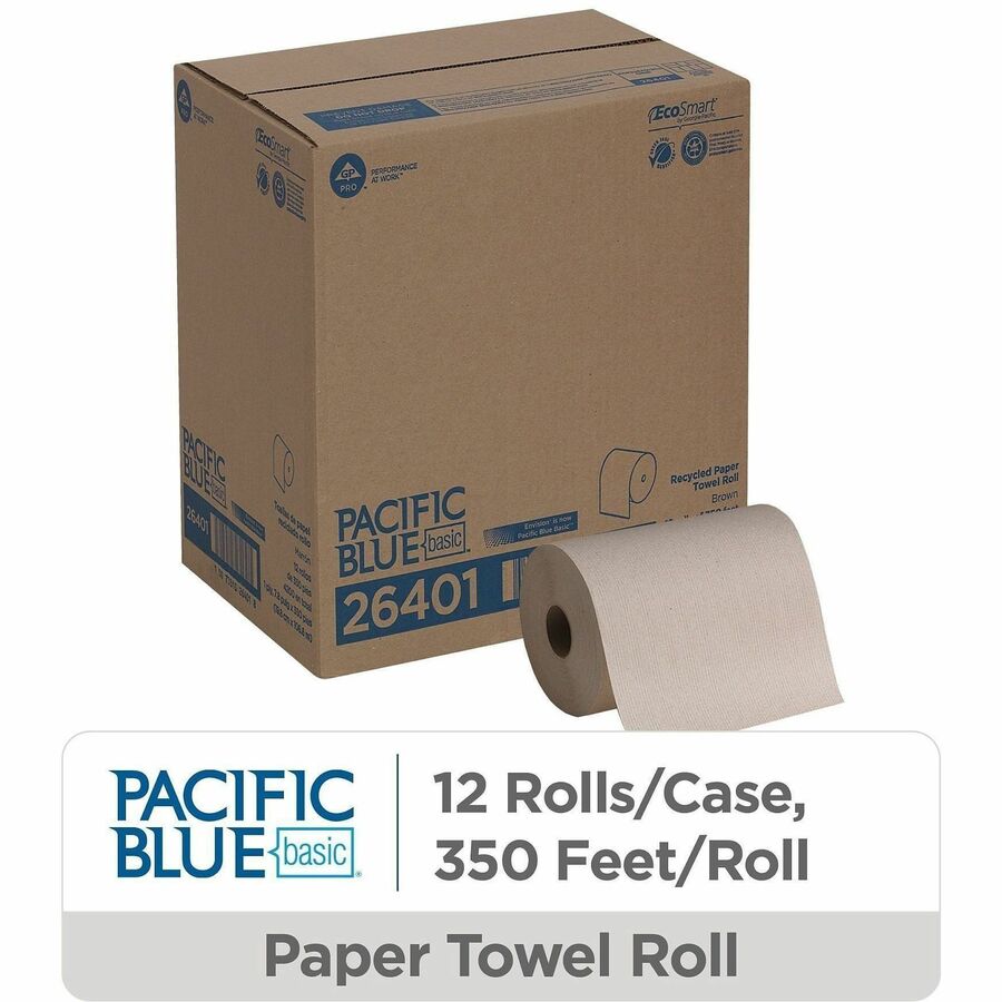 Pacific Blue Basic Recycled Paper Towel Roll