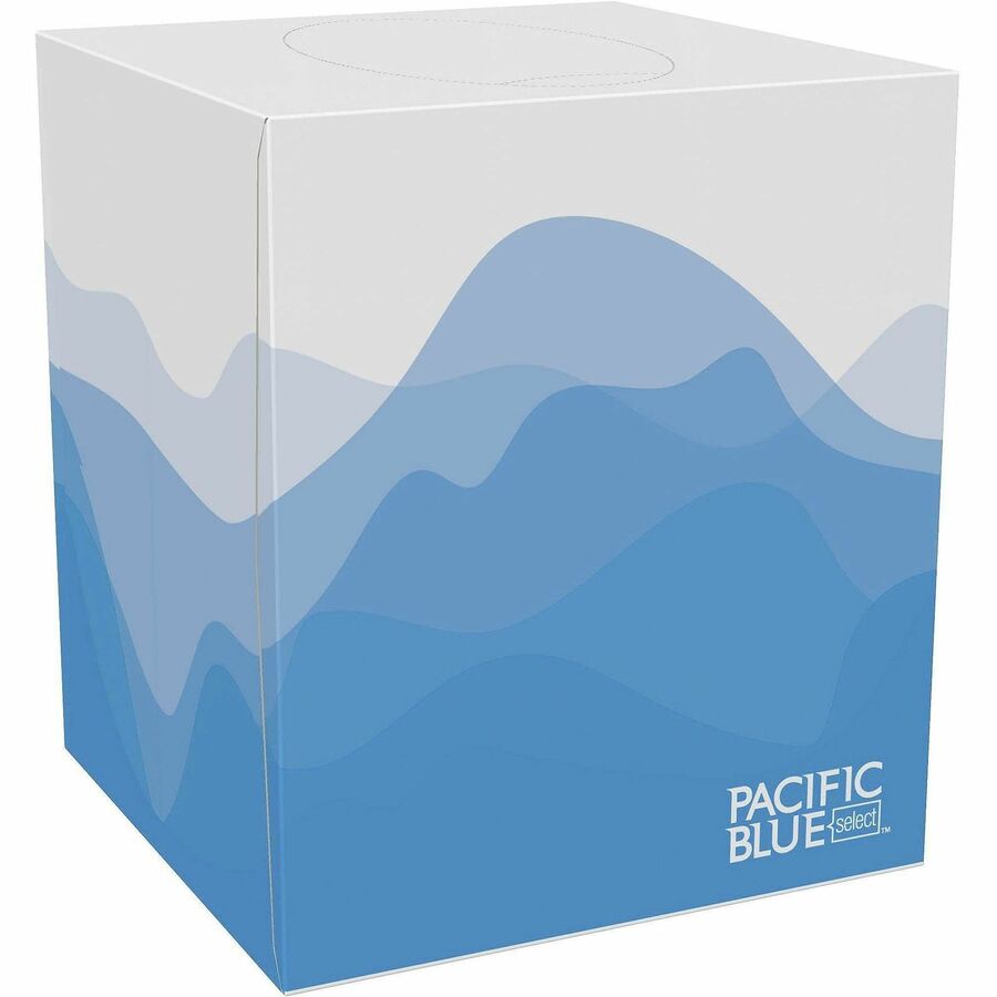 Pacific Blue Select Facial Tissue by GP Pro - Cube Box