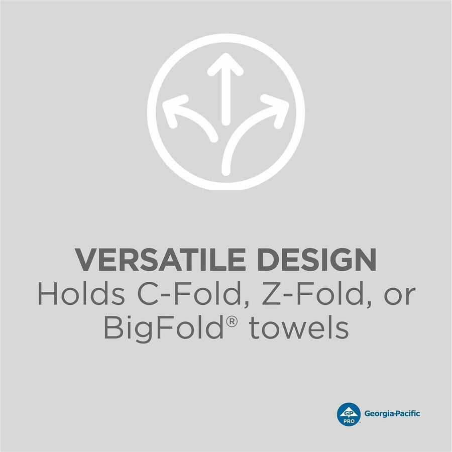 Georgia-Pacific Countertop C-Fold/M-Fold Paper Towel Dispenser