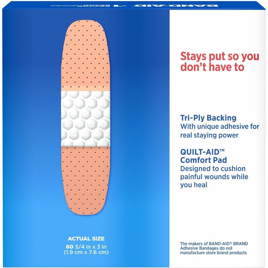 Band-Aid Tru-Stay Plastic Strips Adhesive Bandages