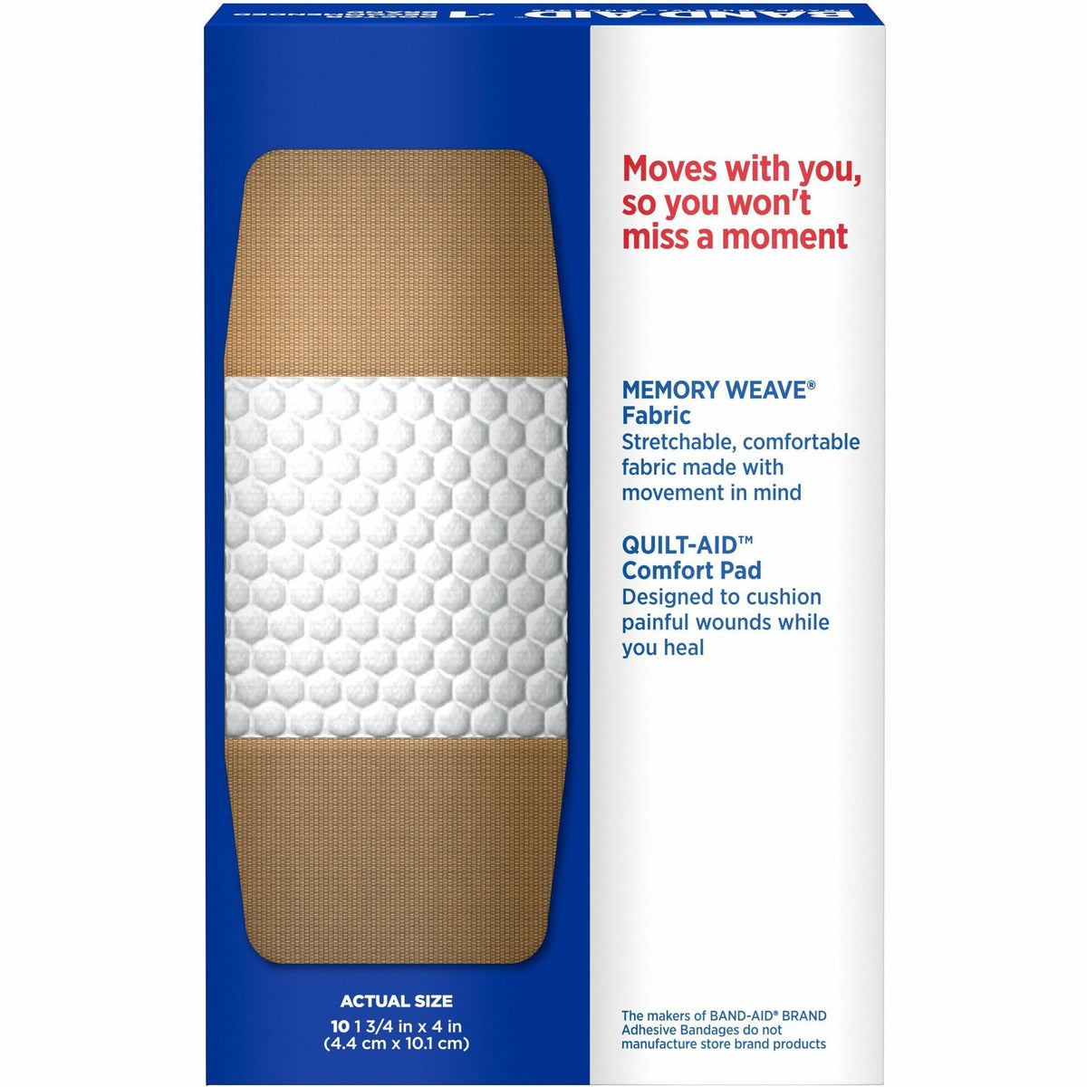 Band-Aid Flexible Fabric Adhesive Bandages - Extra Large