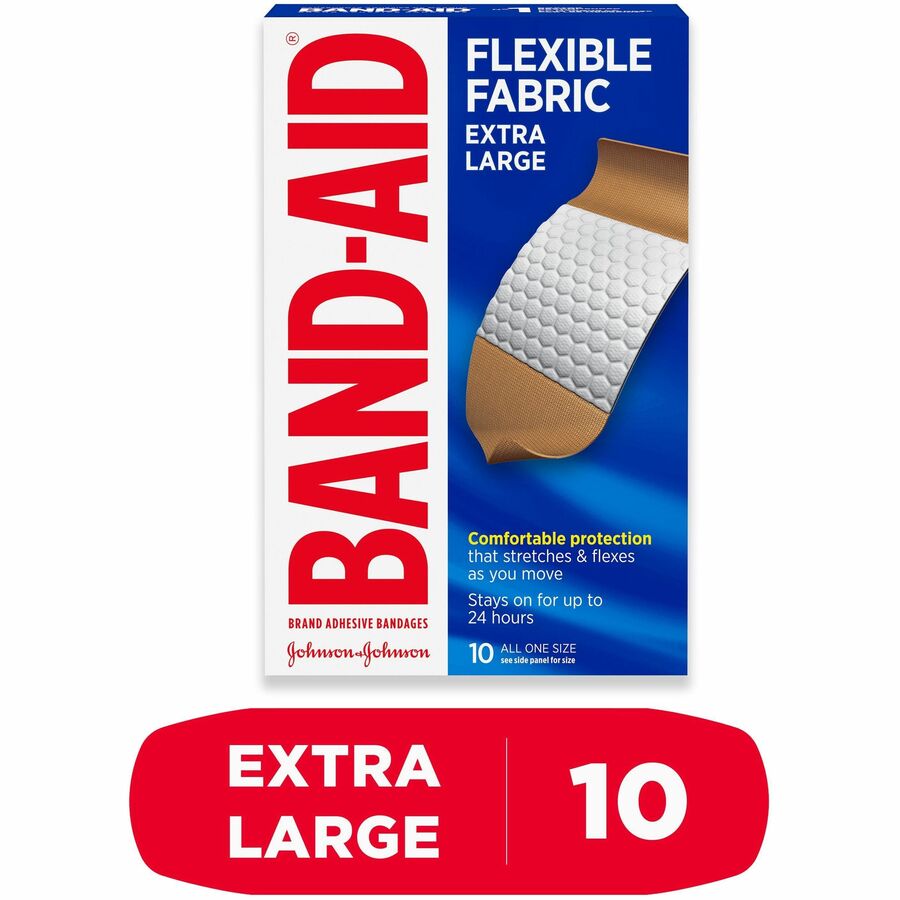 Band-Aid Flexible Fabric Adhesive Bandages - Extra Large