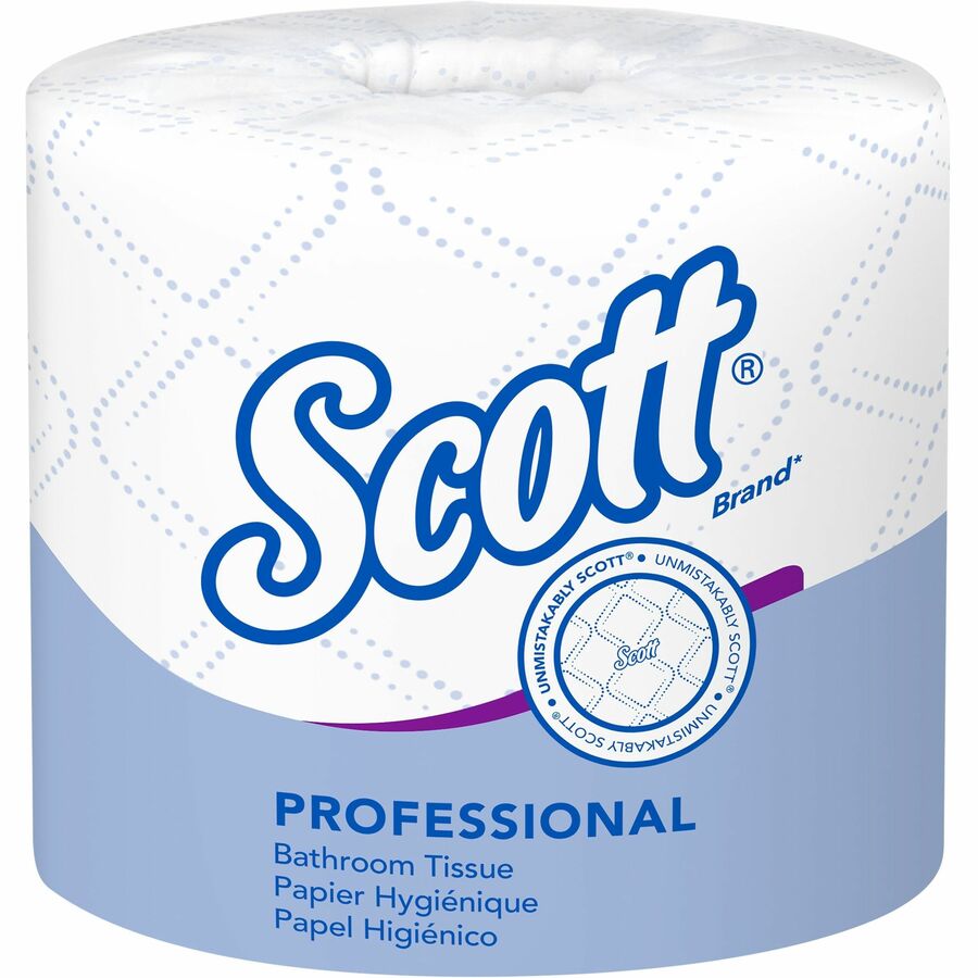 Scott Professional Standard Roll Toilet Paper with Elevated Design